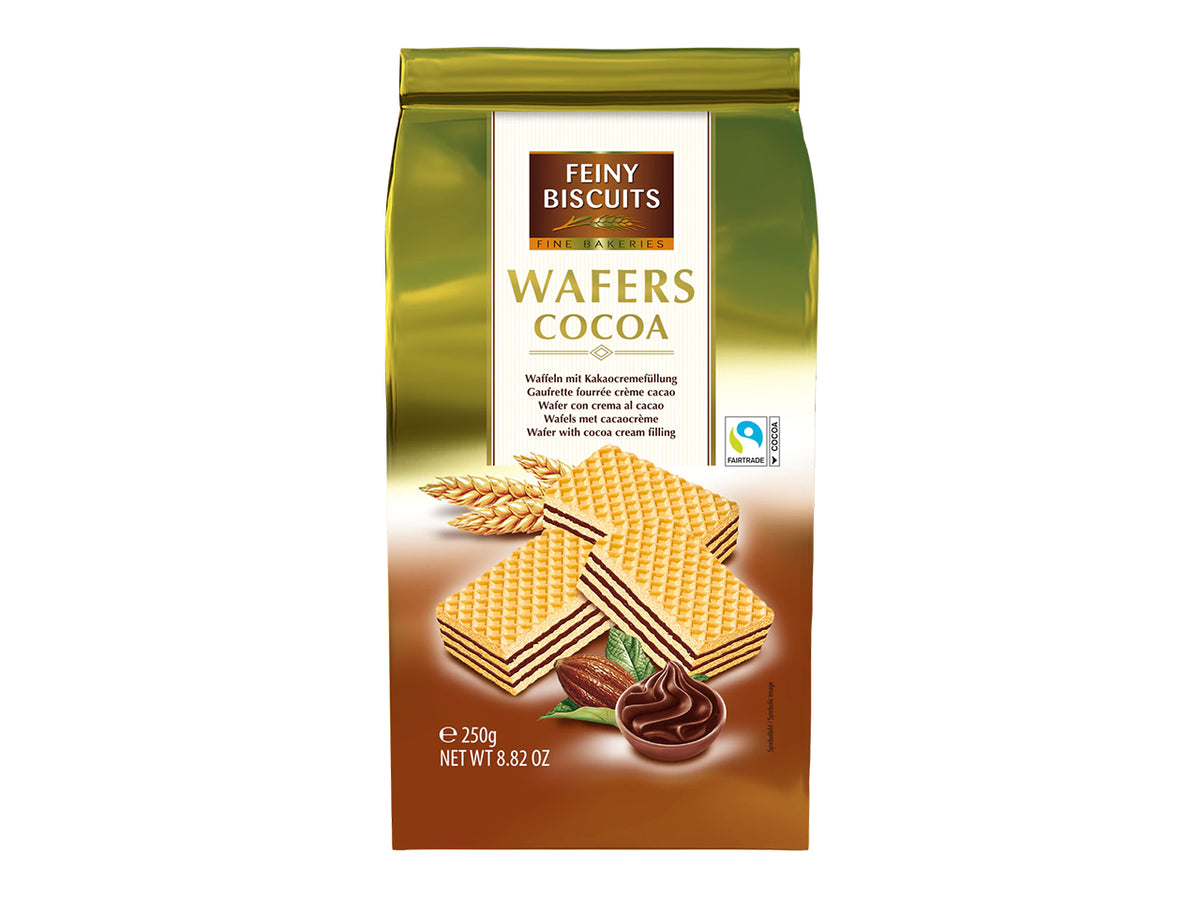 Wafer ripieno con crema di cacao