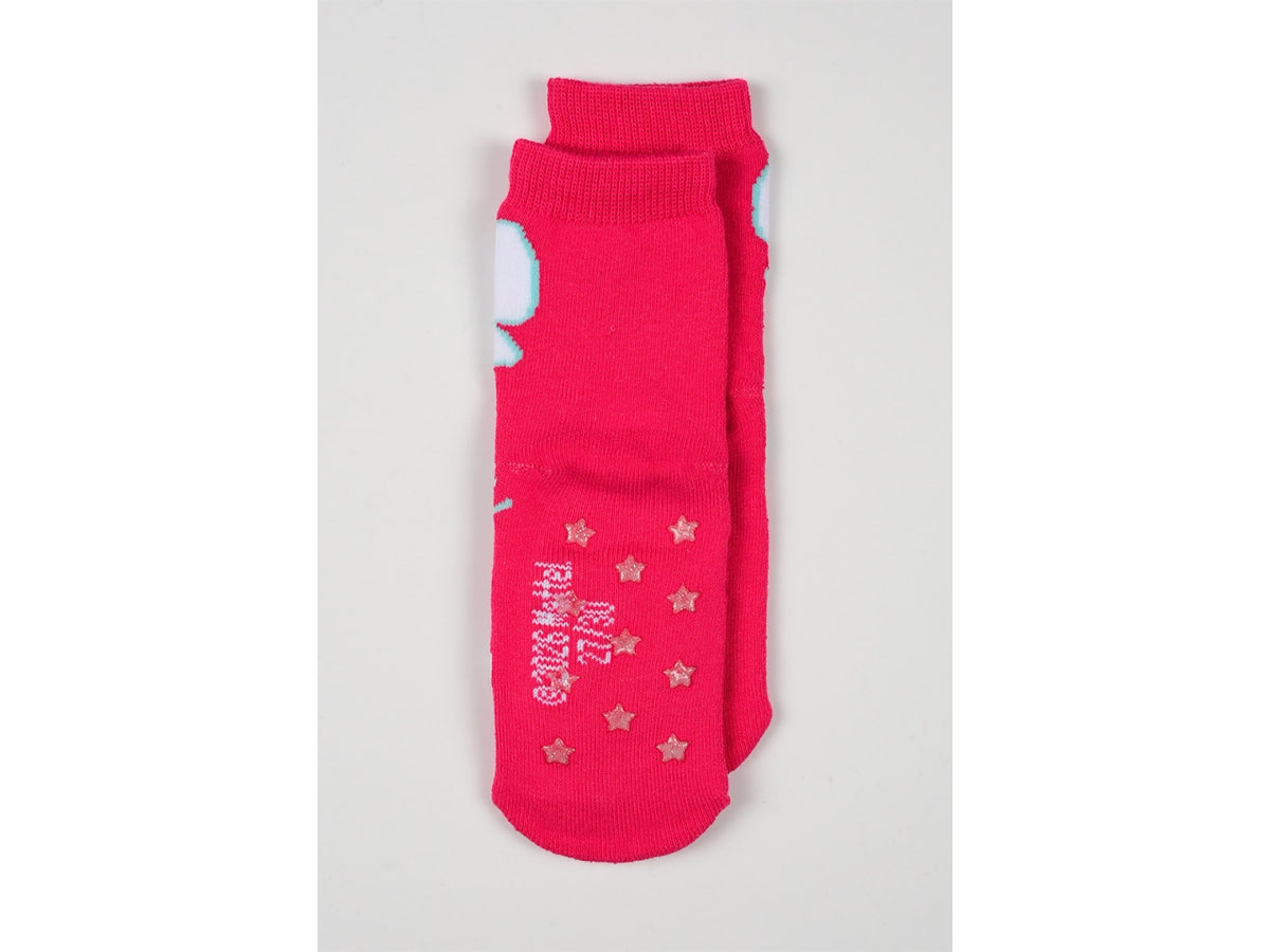 Barbie calze antiscivolo taglia 27/30fucsia
