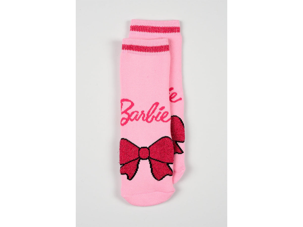 Barbie calze antiscivolo taglia 31/34 rosa chiaro