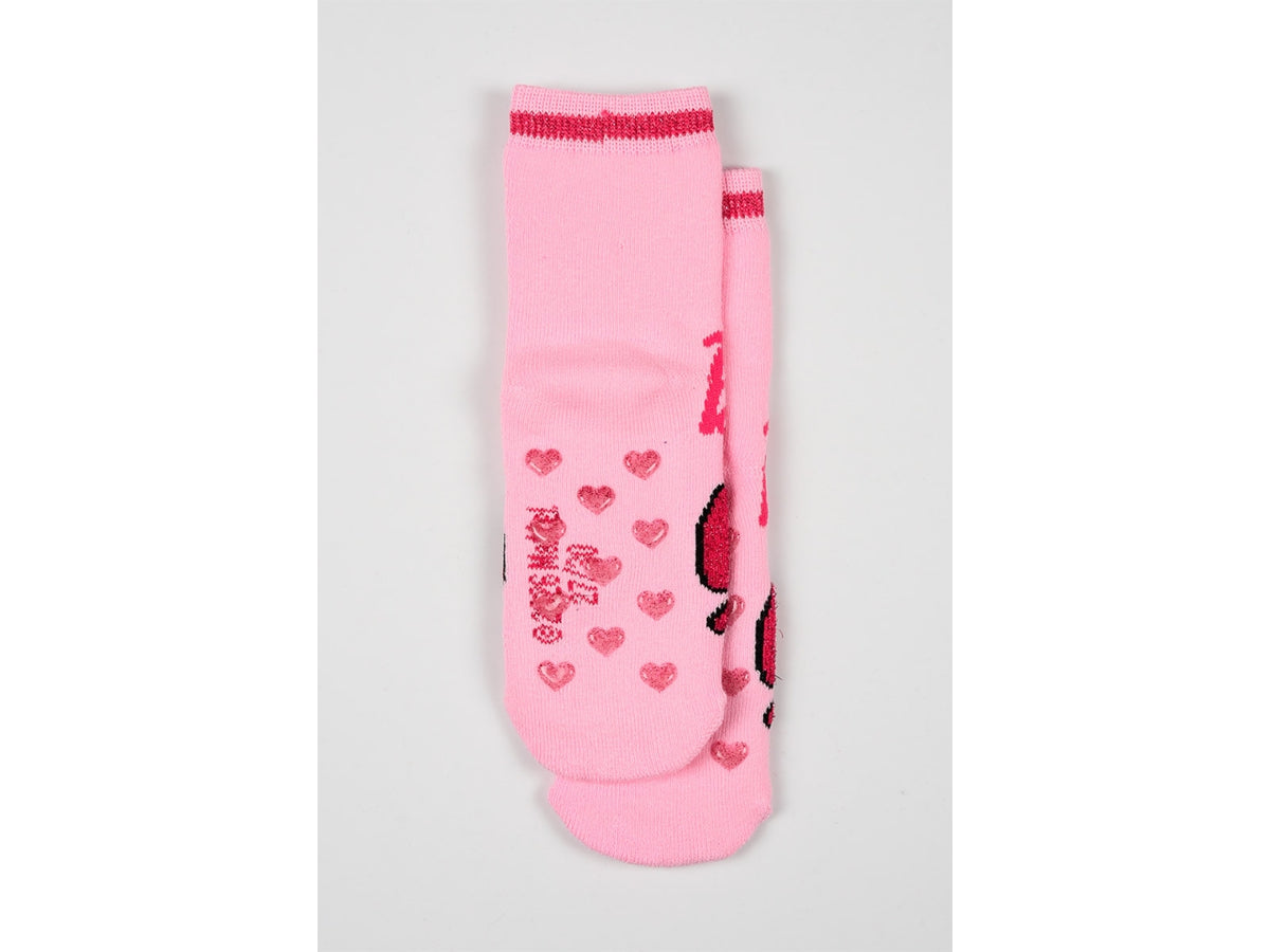 Barbie calze antiscivolo taglia 31/34 rosa chiaro