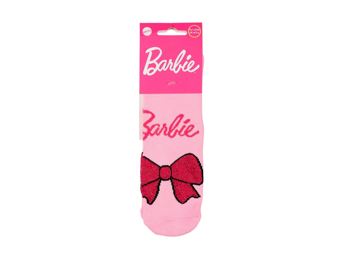 Barbie calze antiscivolo taglia 23/26 rosa