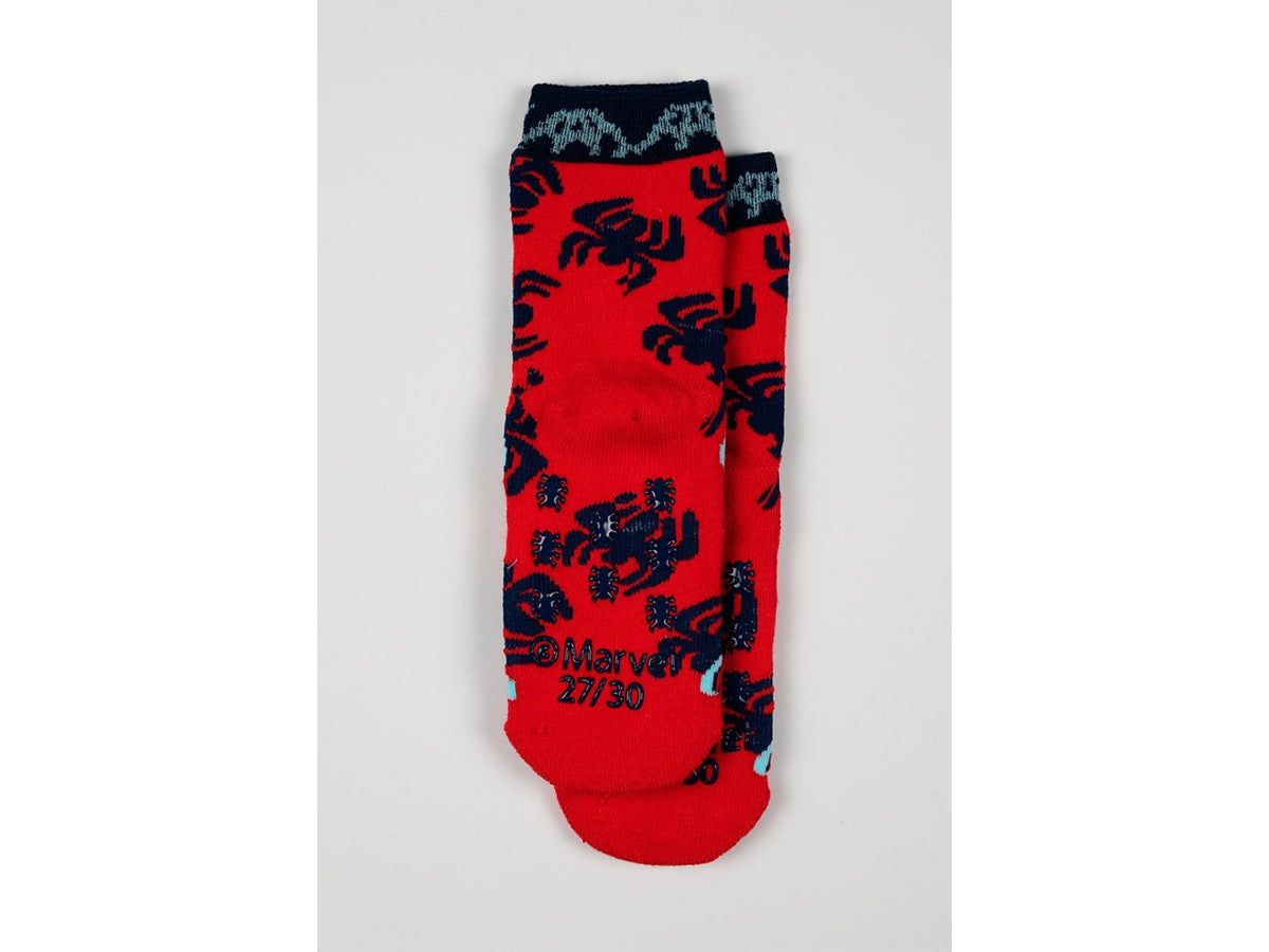 Spidey calze antiscivolo taglia 23/26 rosso