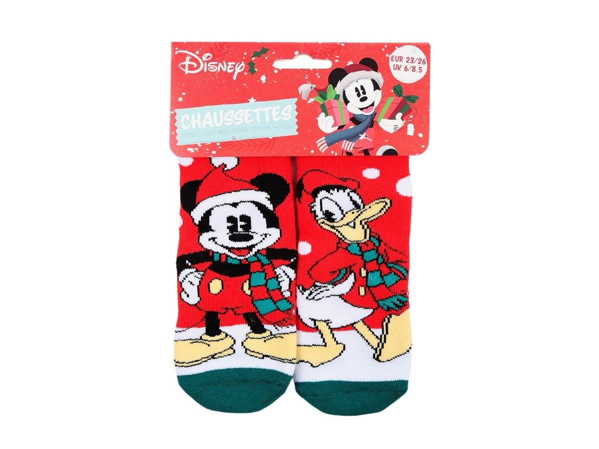 Mickey calze antiscivolo taglia 23/26rosso