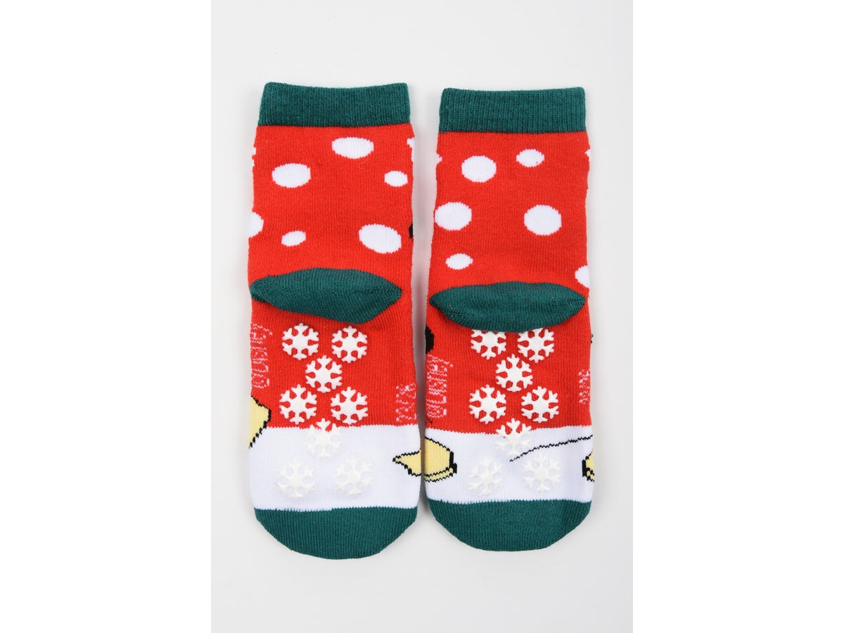 Mickey calze antiscivolo taglia 23/26rosso