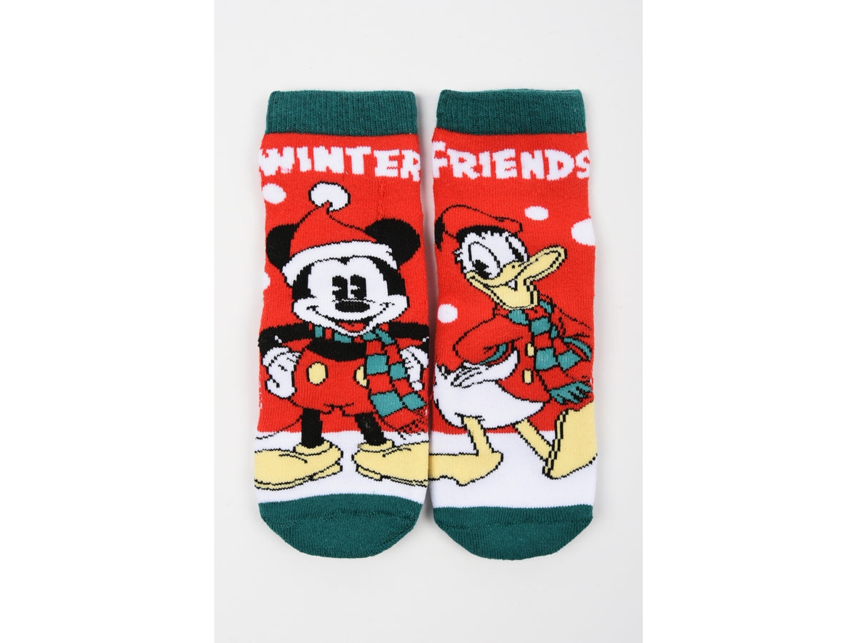 Mickey calze antiscivolo taglia 27/30rosso
