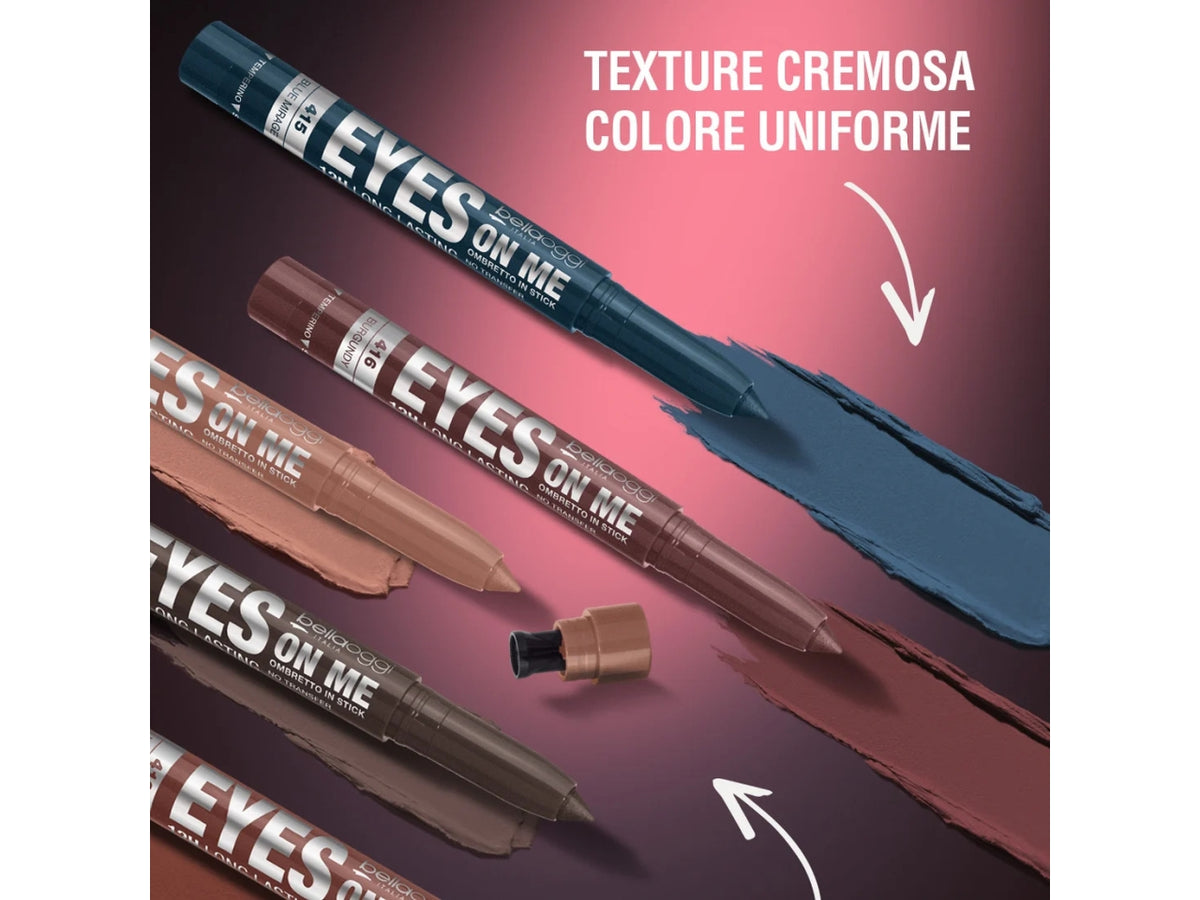 Bellaoggi eyes on me ombretto stick, colore nÂ° 413 auburn brown