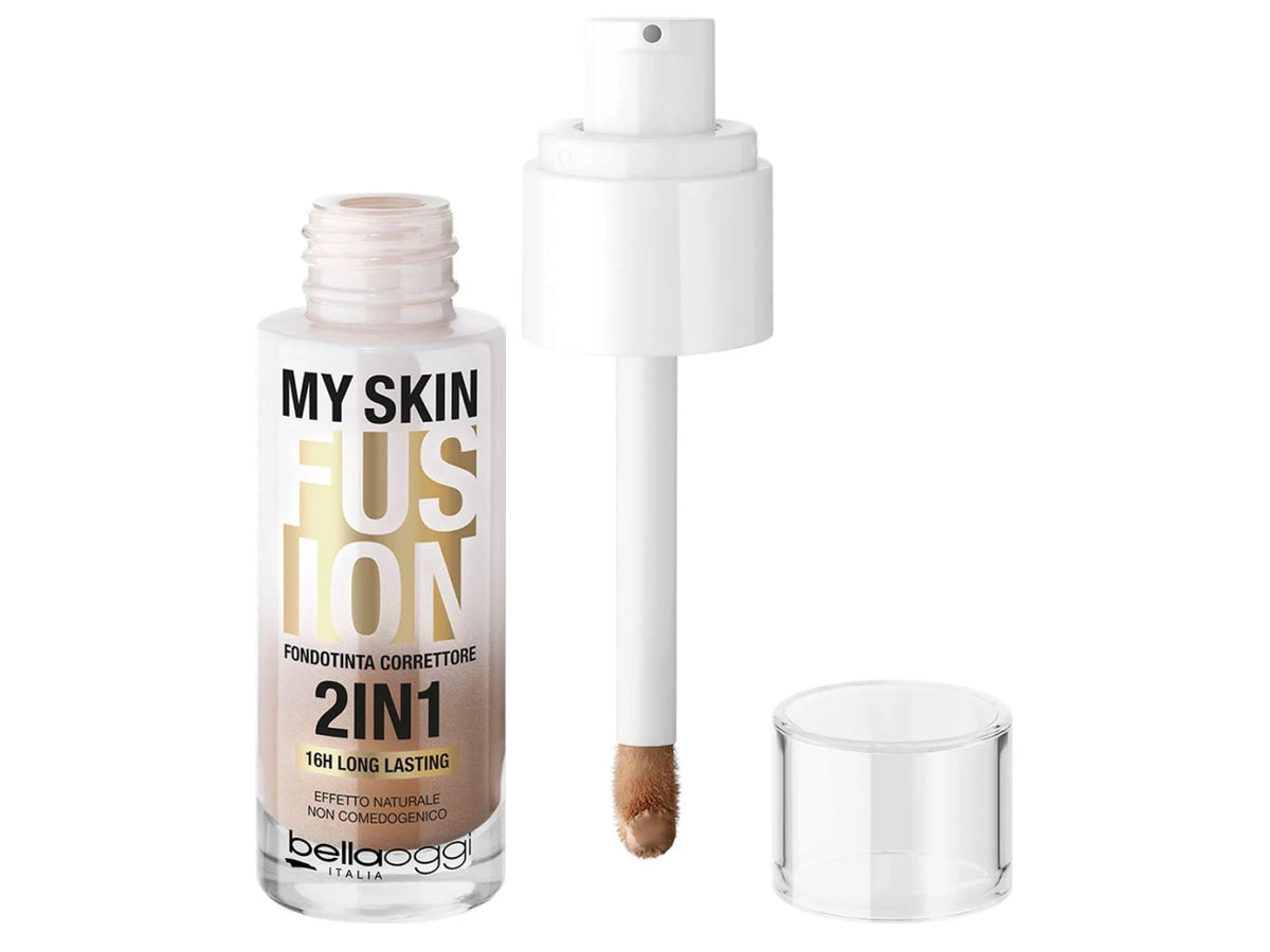 Bellaoggi my skin fusion foundcealer, fondotinta correttore nÂ° 04W warm neutral