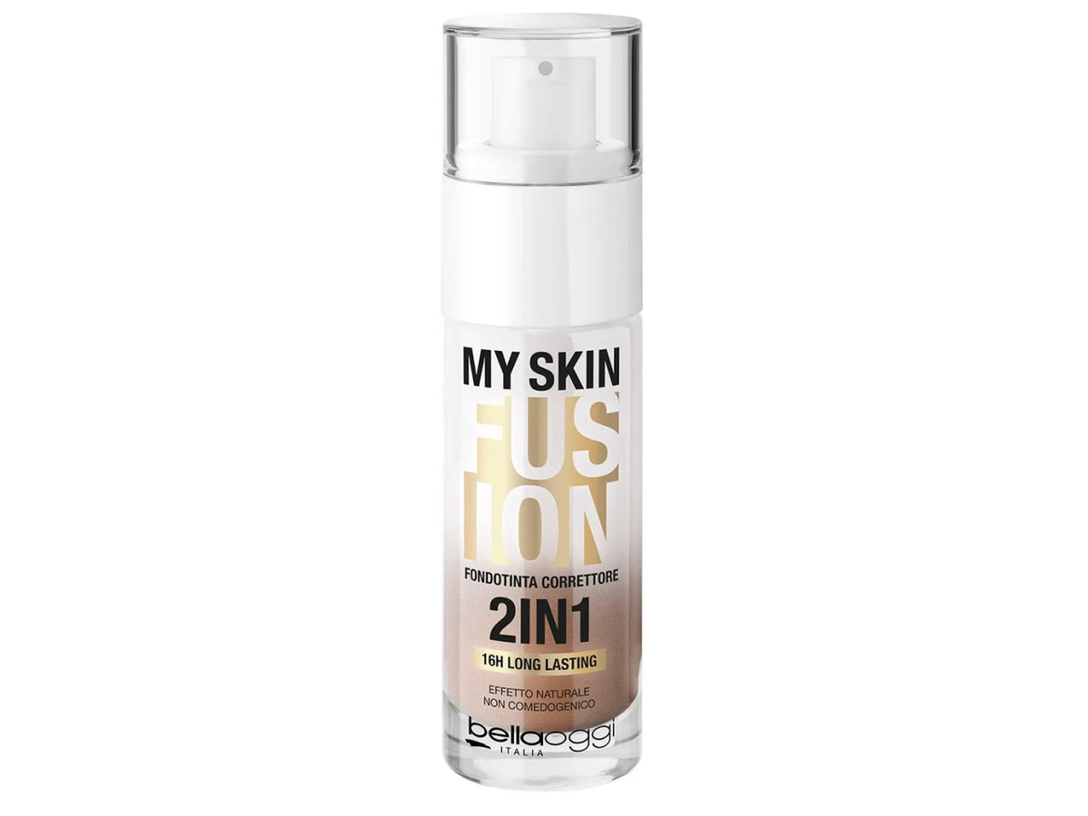 Bellaoggi my skin fusion foundcealer, fondotinta correttore nÂ° 05w bronze