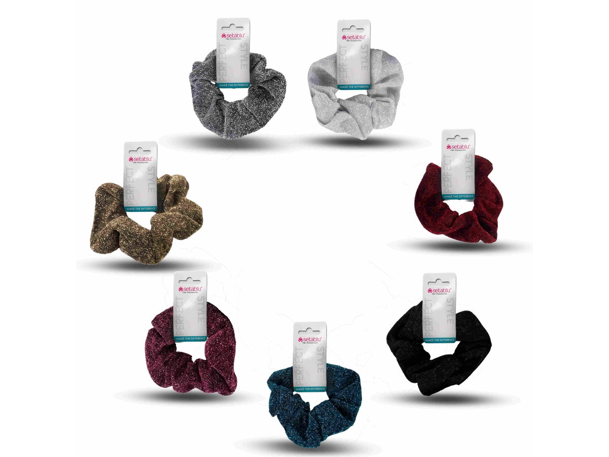 Scrunchie glitter vari colori