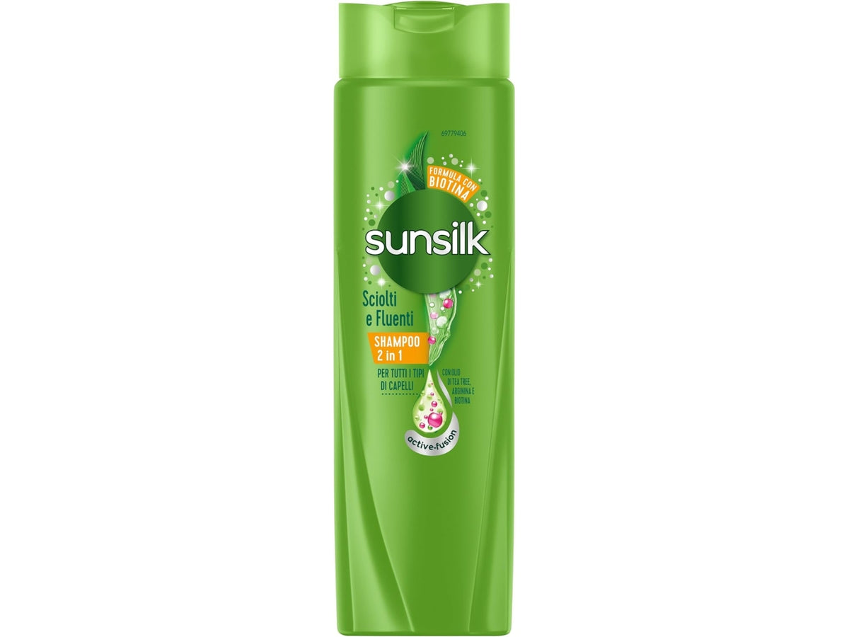 Sunsilk shampo 250ml sciolti/fluenti 2in1 $