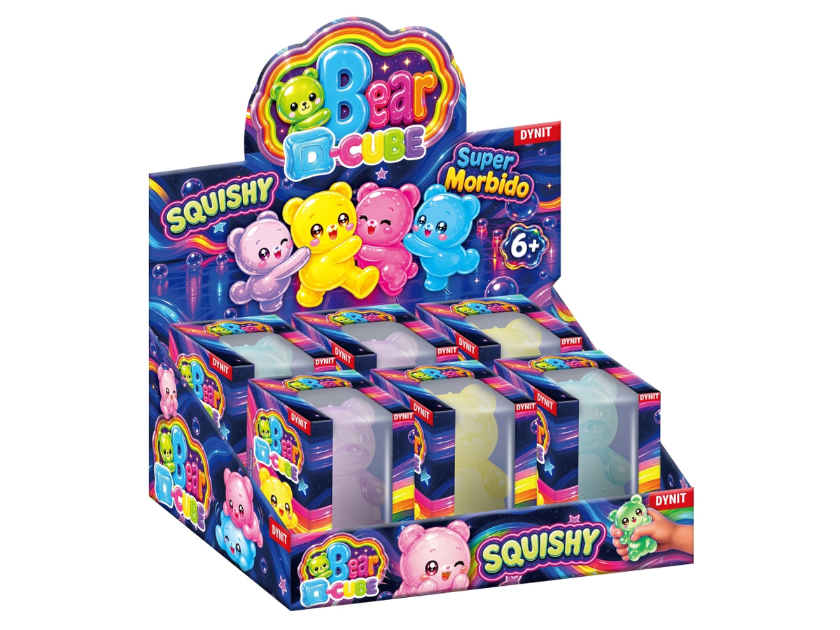 Squishy bear d-cube colori assortiti