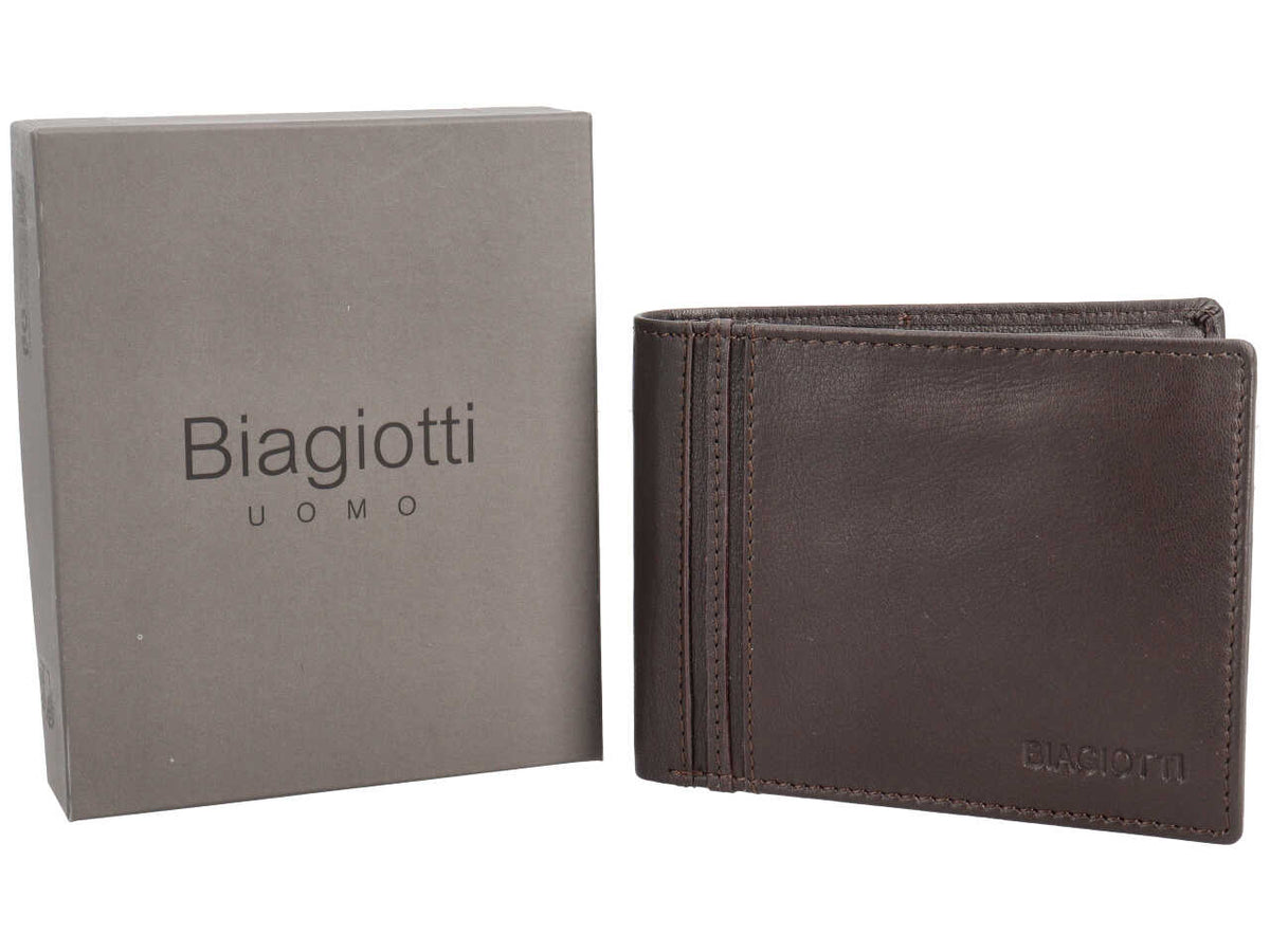 Laura Biagiottiportafogli man kincaid marrone scuro