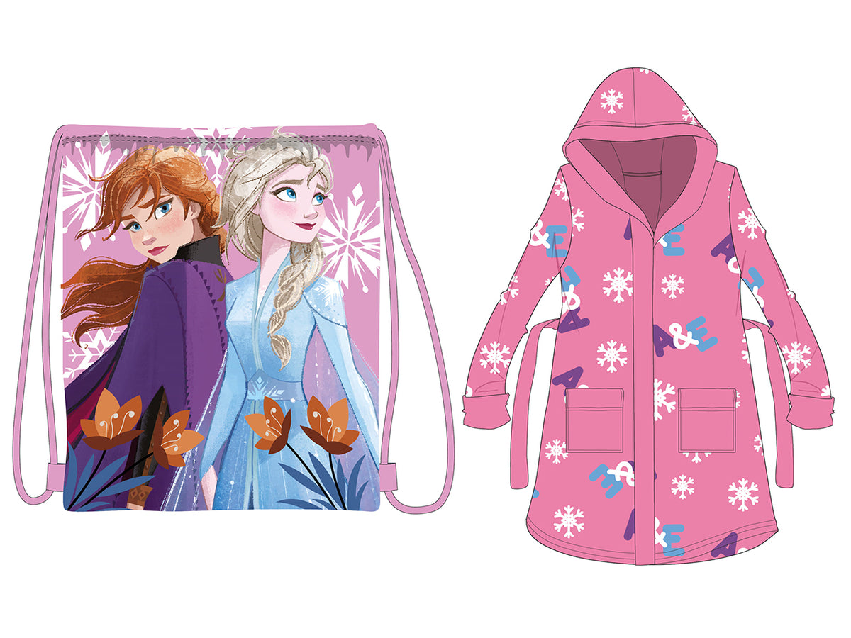 Frozen accappatoio + sacca sport girl