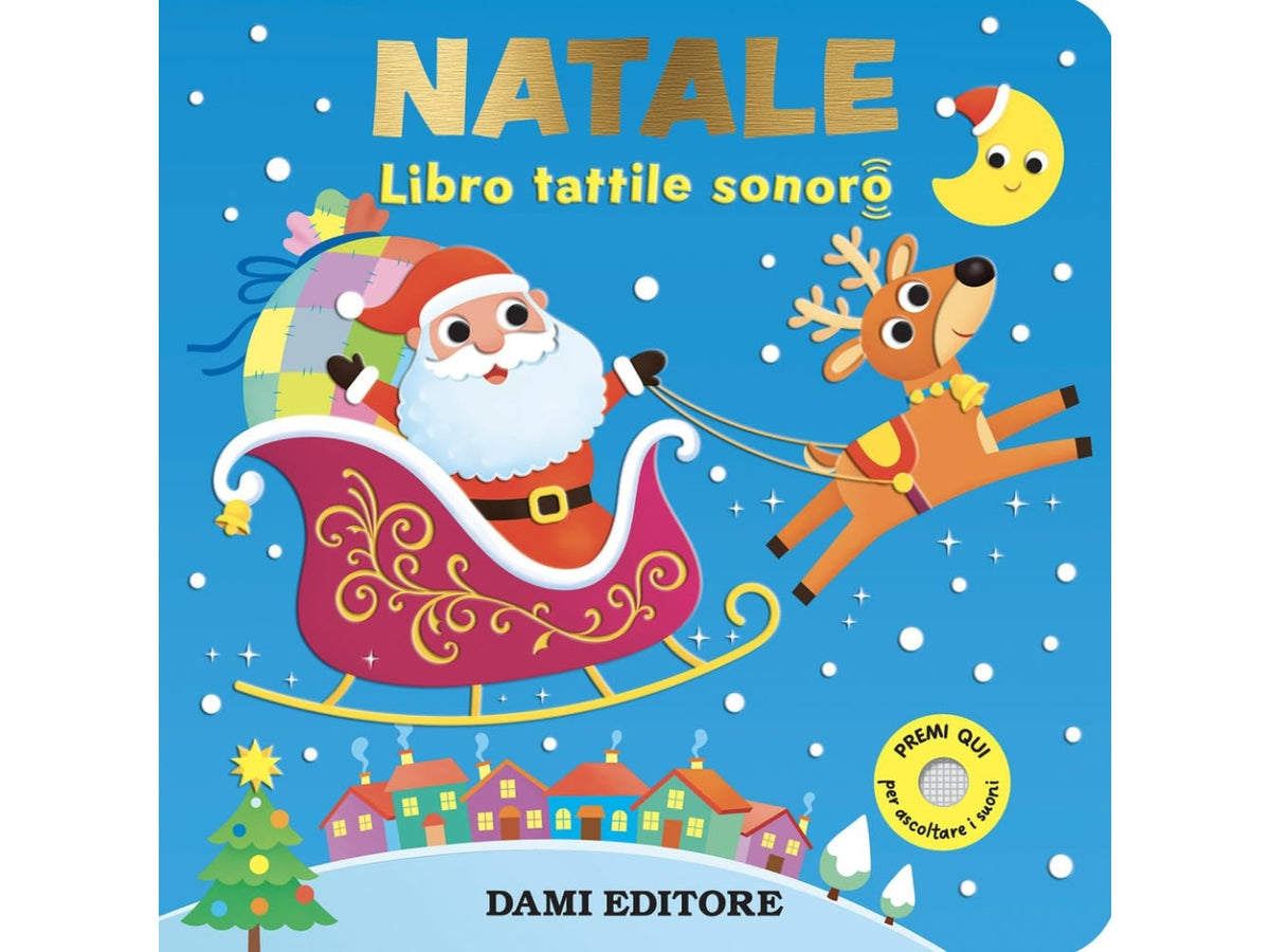 Libro di natale tattile sonoro