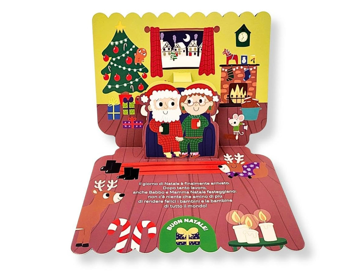 Libro babbo natale apri e scopri