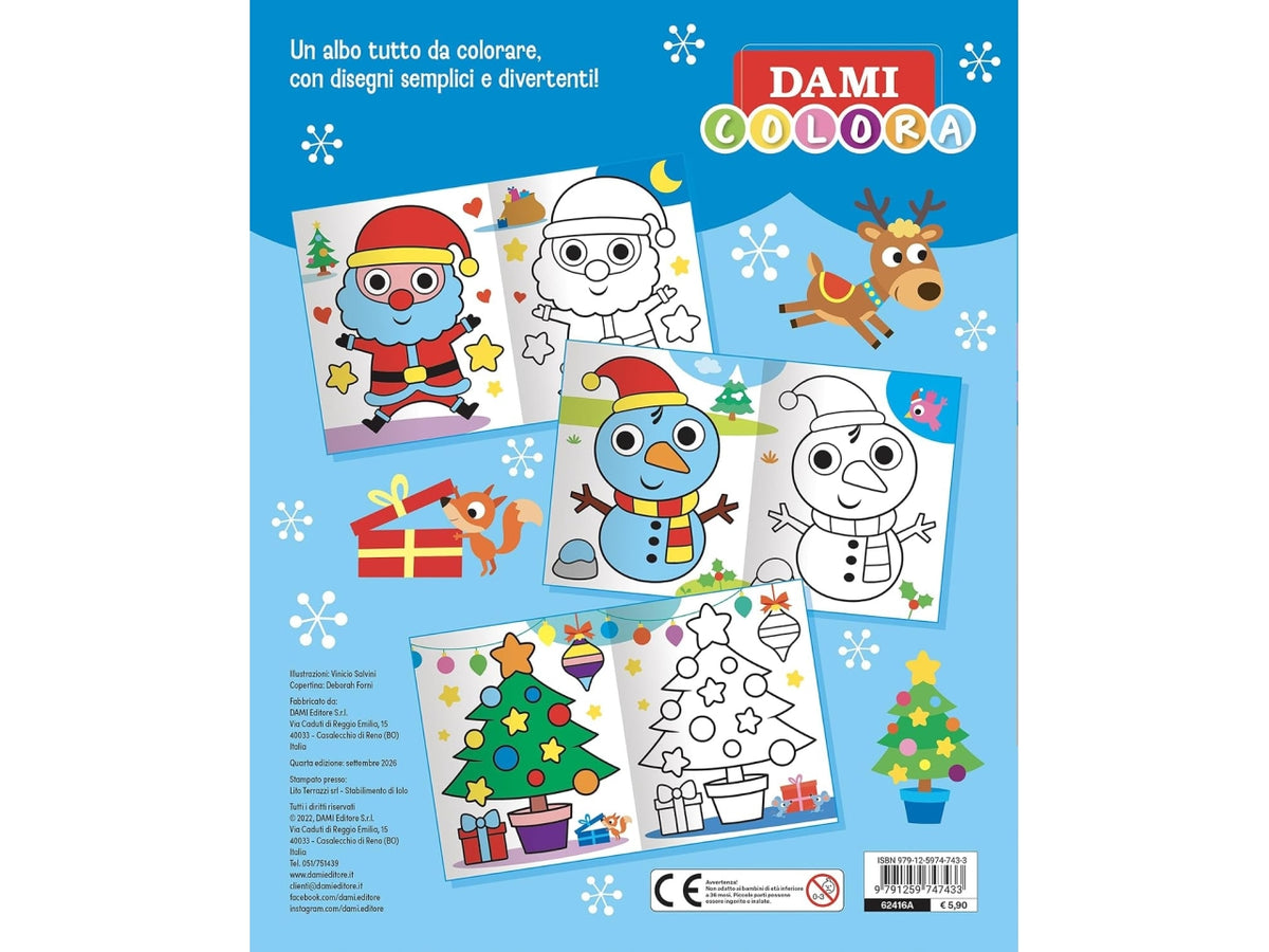 Libro colorare il natale