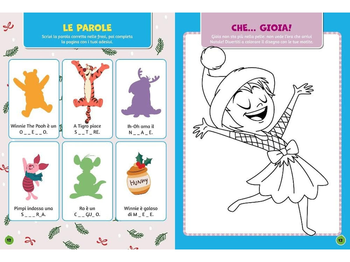 Libro natale 500 sticker disney