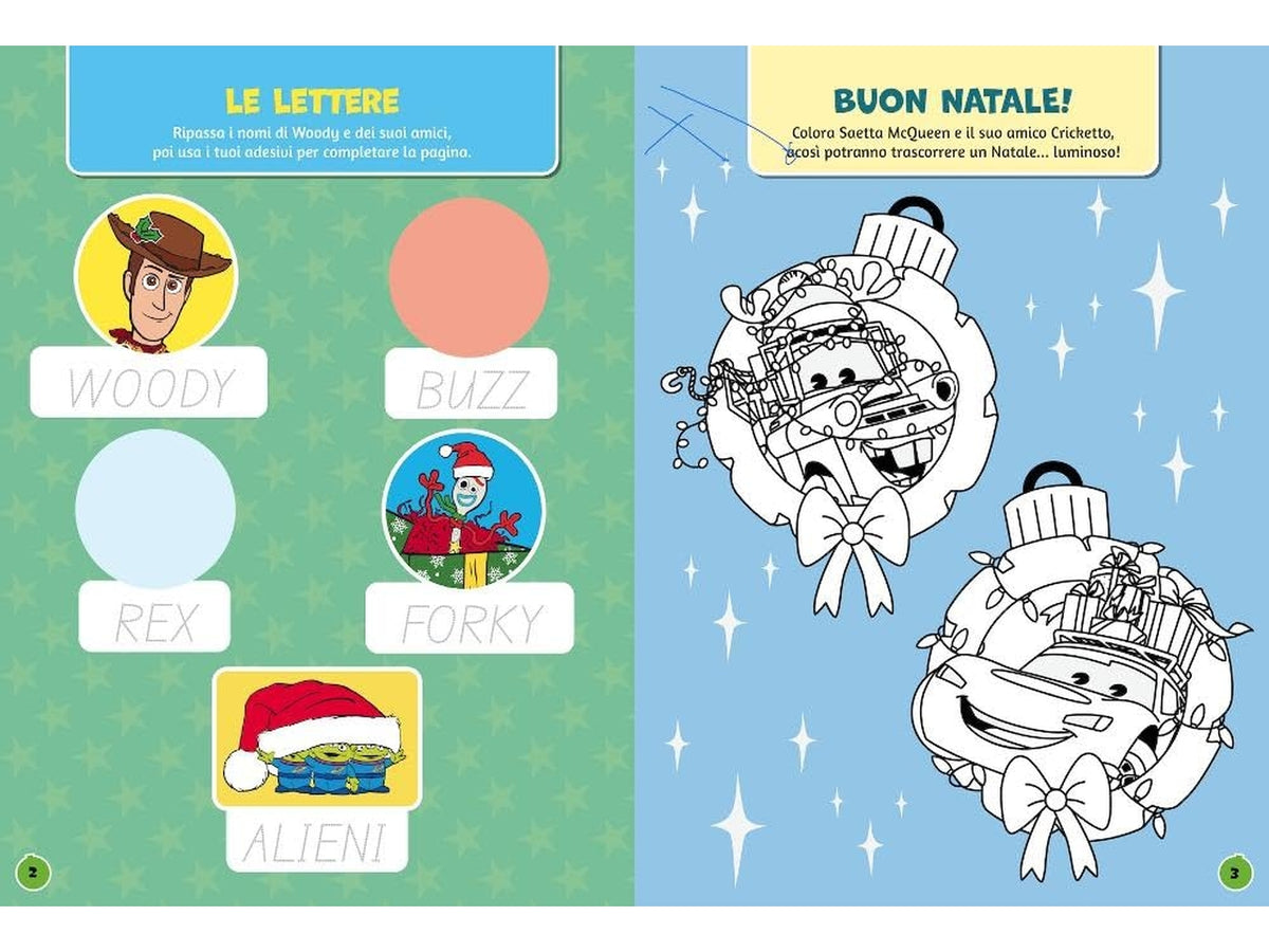 Libro natale 500 sticker disney