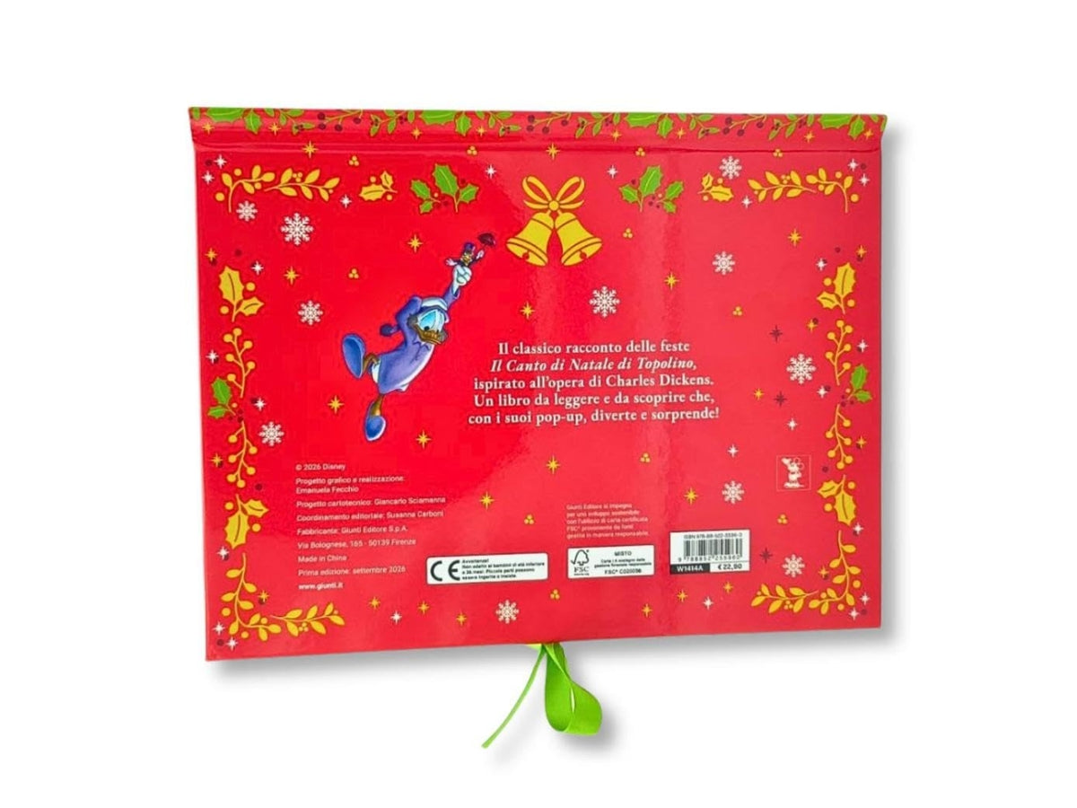 Libro il canto di natale topolino pop up