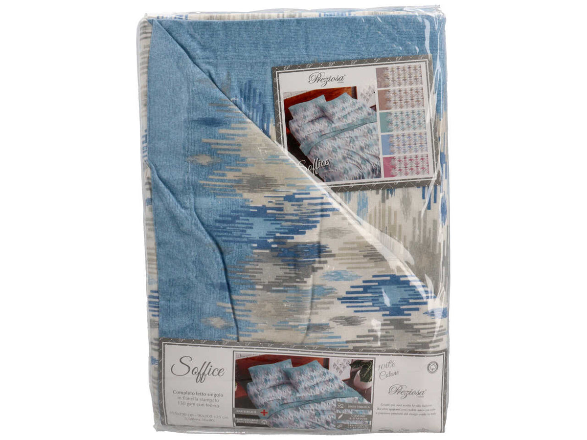 Completo letto flanella 1 posto