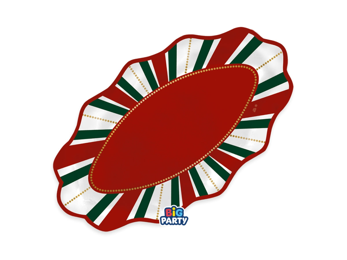 Raviere in carta 36x20cm Pretty Christmas in confezione da 2 pezzi