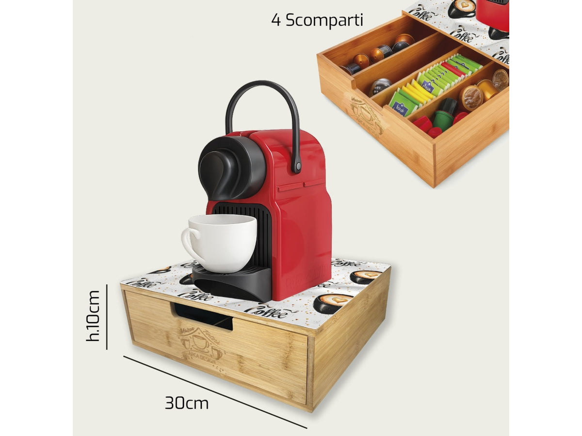Contenitore porta capsule 30xh.10cm