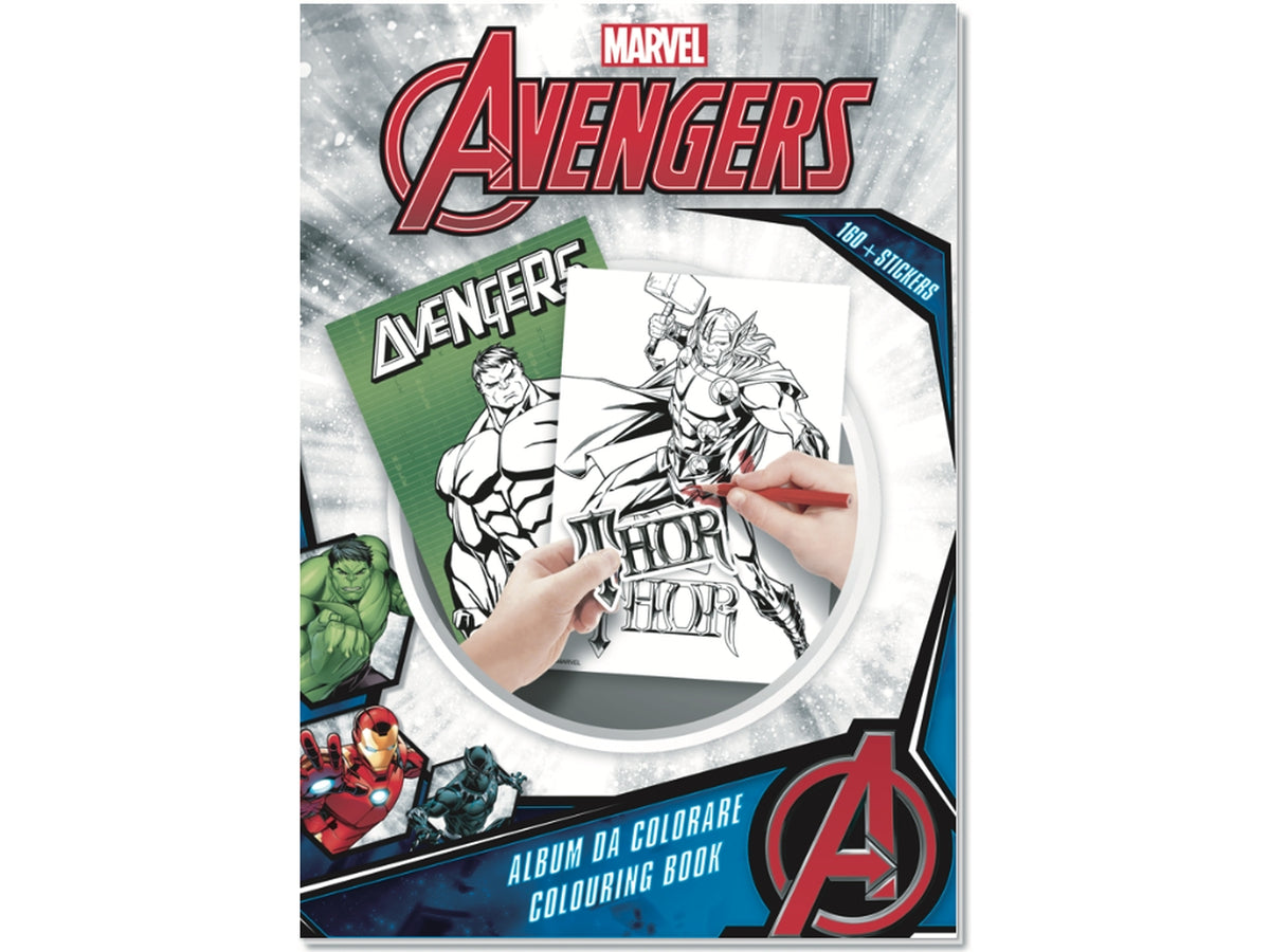 Avengers libro da colorare
