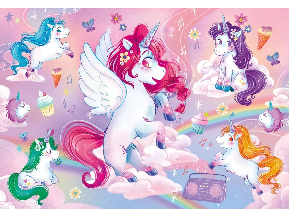 Puzzle 24 maxi jolly unicorns