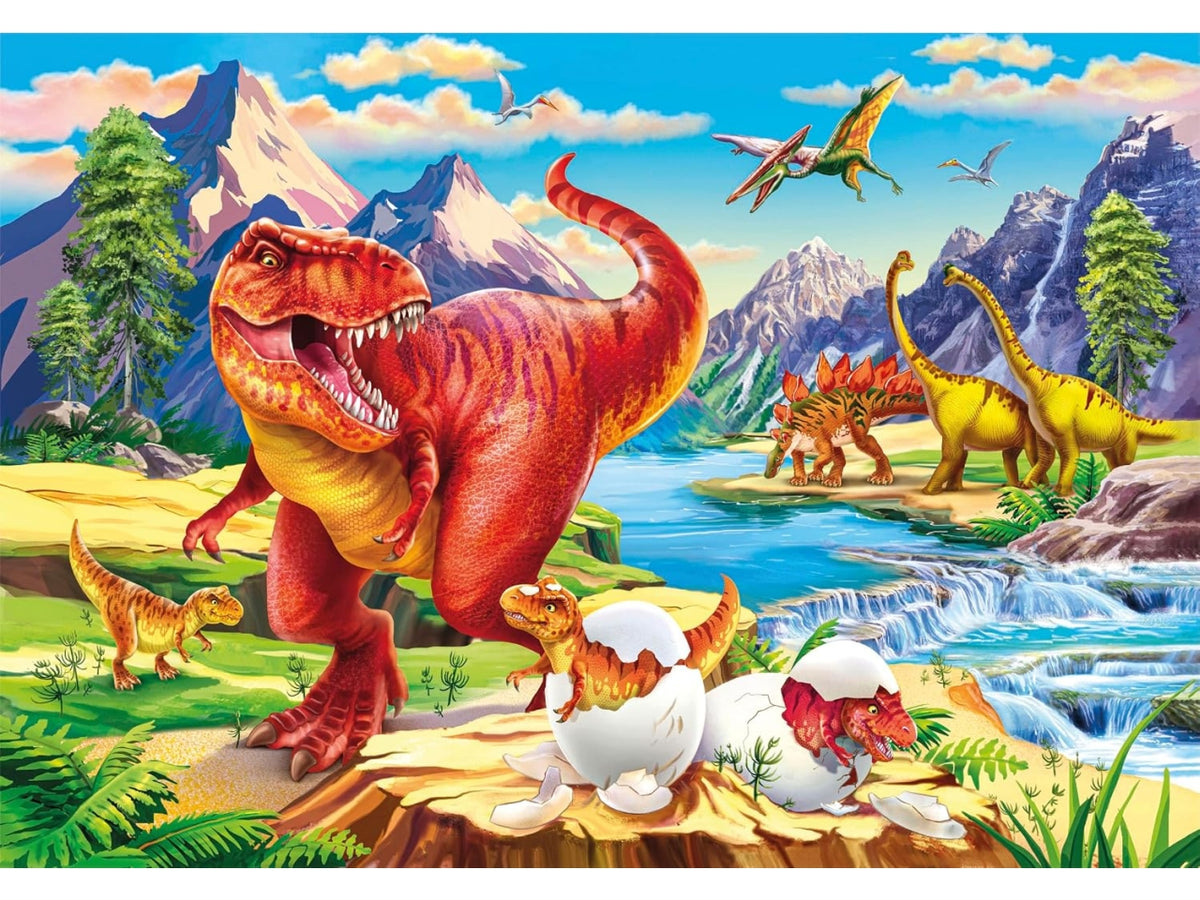 Puzzle 104 maxi dinosauri
