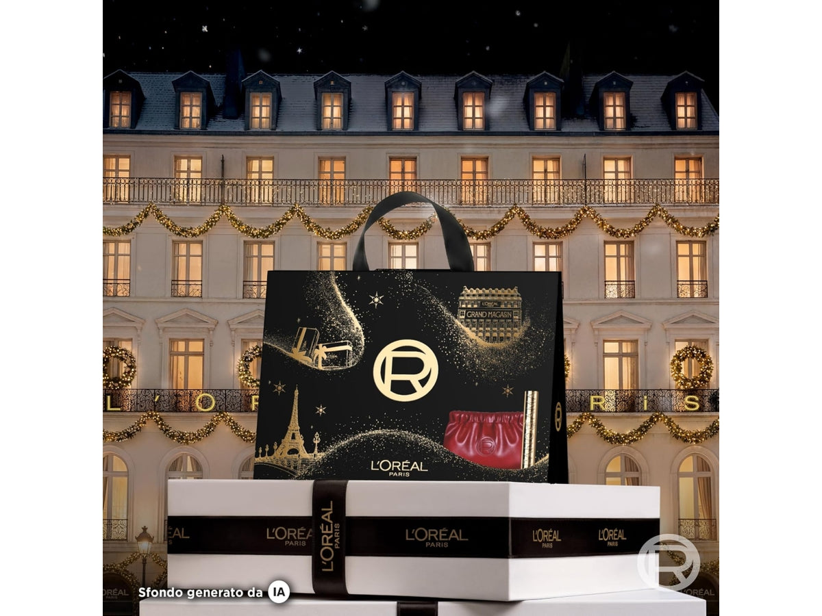 L'oreal pochette rossa panorama con make-up