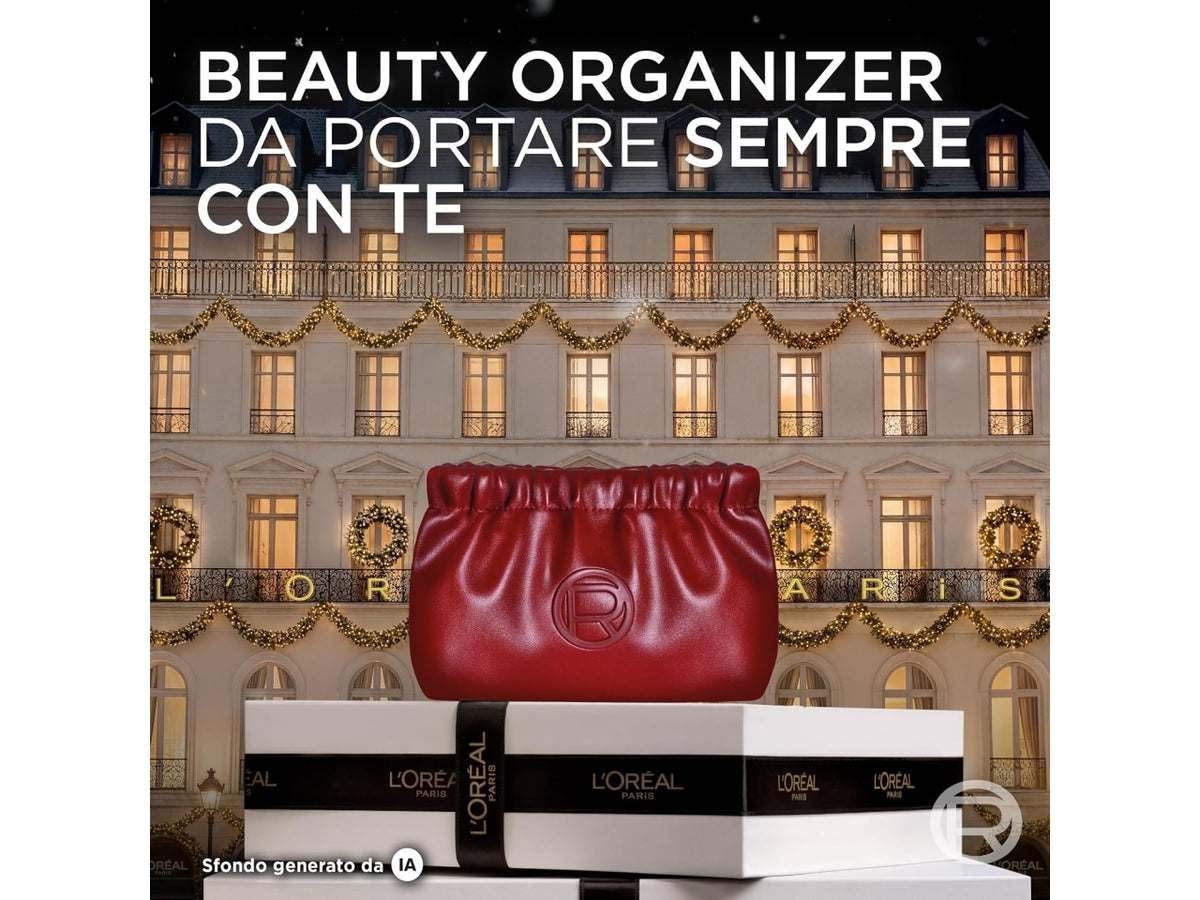 L'oreal pochette rossa panorama con make-up