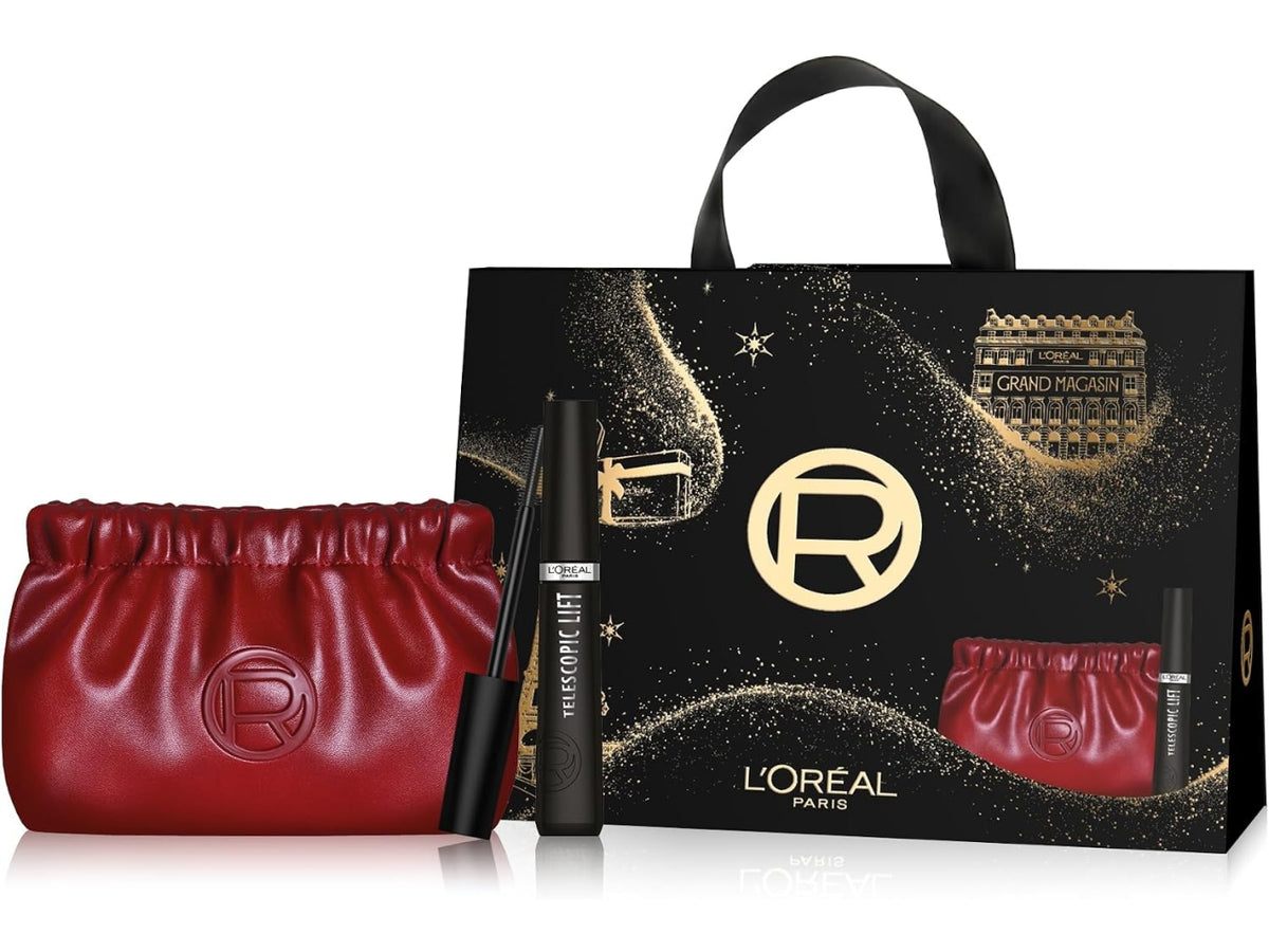 L'oreal pochette rossa telescopic con mascara