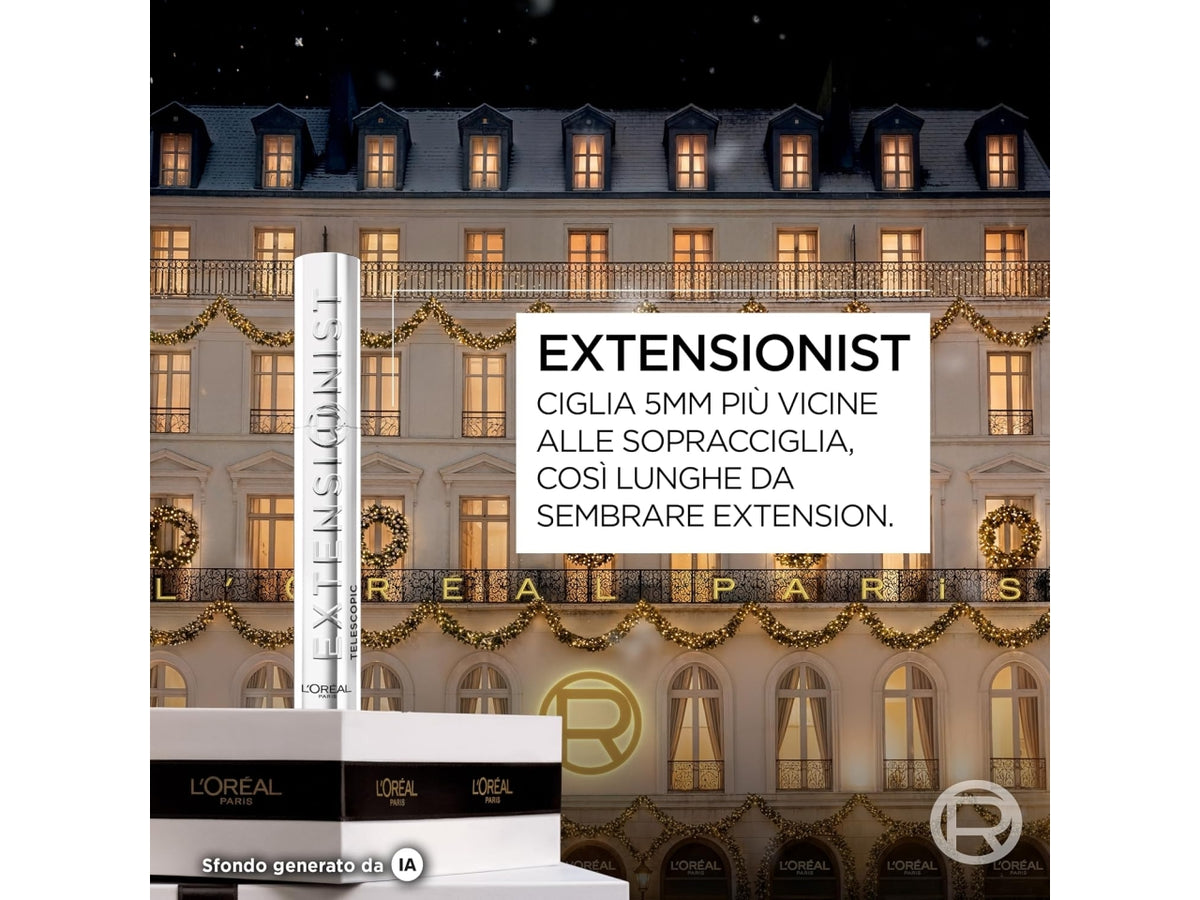 L'oreal pochette nera extensionist + matita e mascara