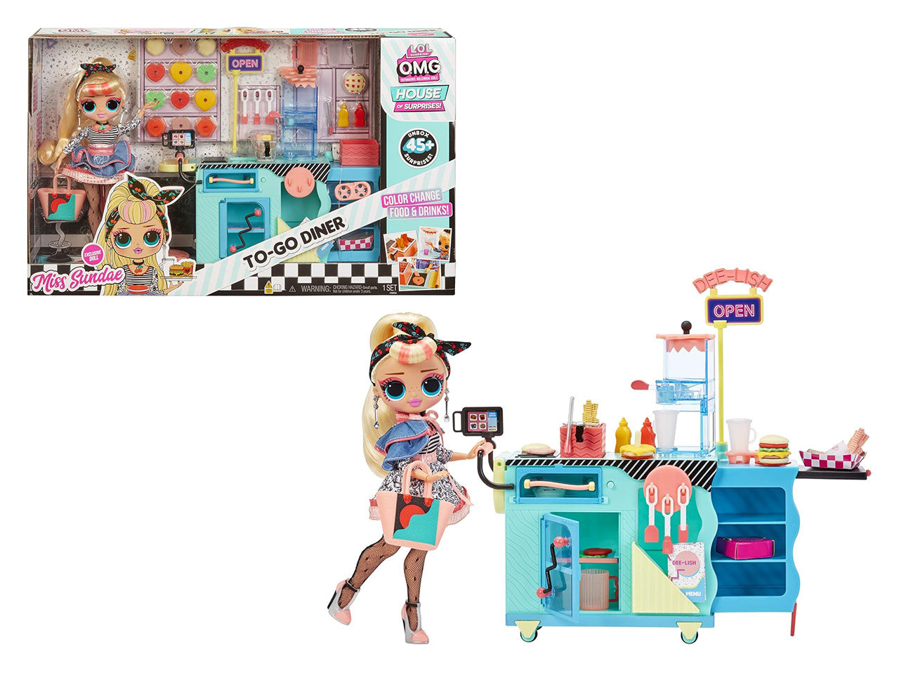 L.o.l. surprise to-go diner playset