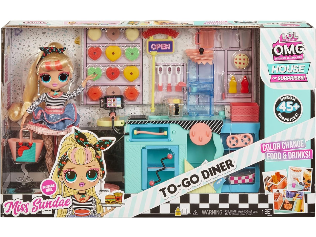 L.o.l. surprise to-go diner playset