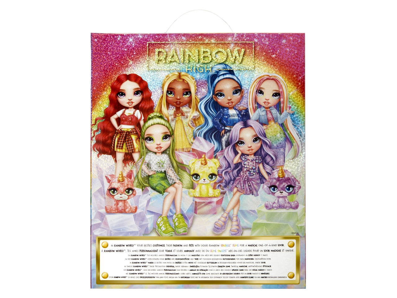 Classic rainbow fashion doll- jade verde