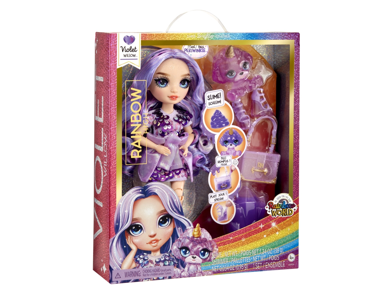 Classic rainbow fashion doll- violet viola