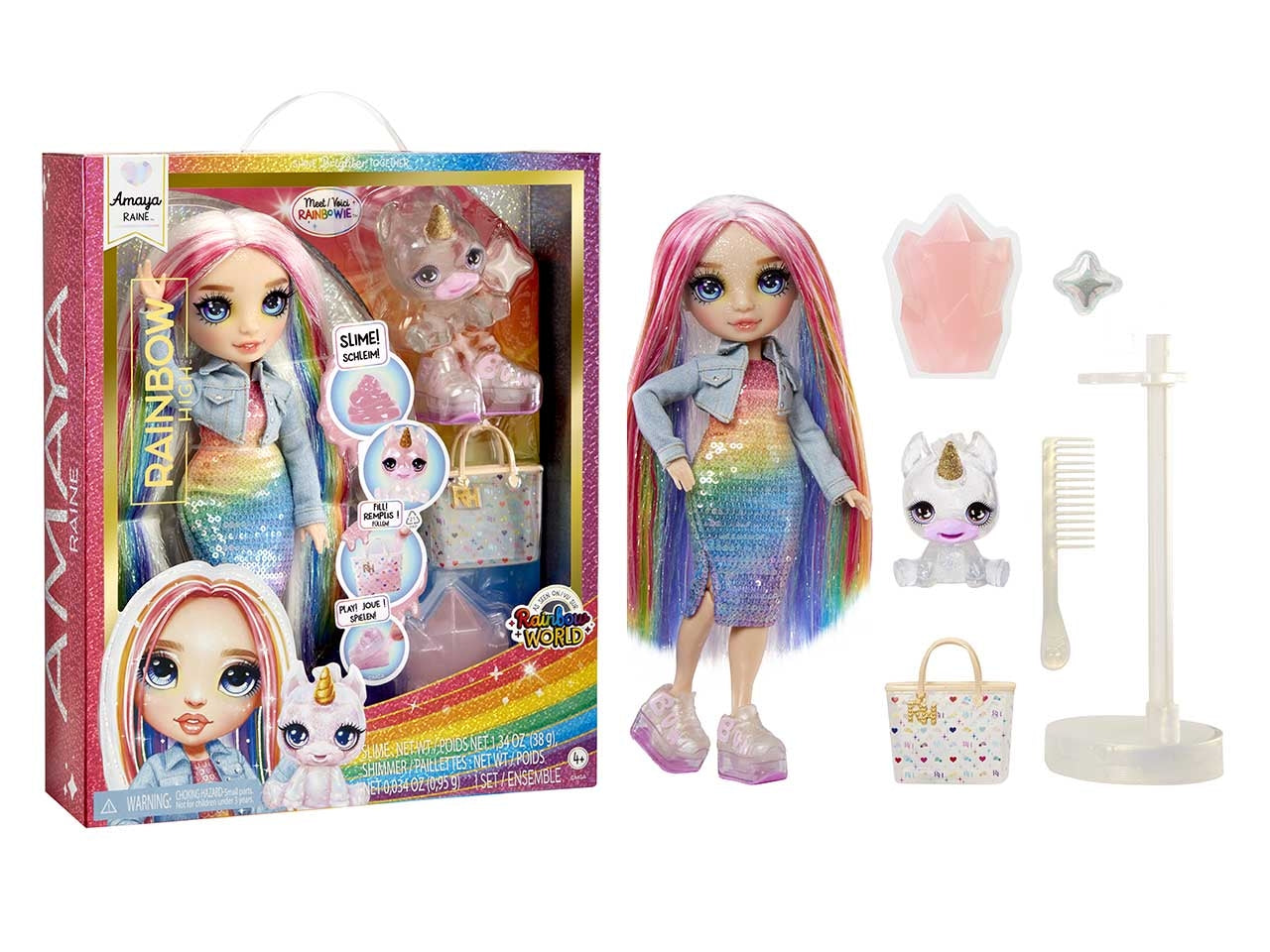 Classic rainbow fashion doll- amaya arcobaleno