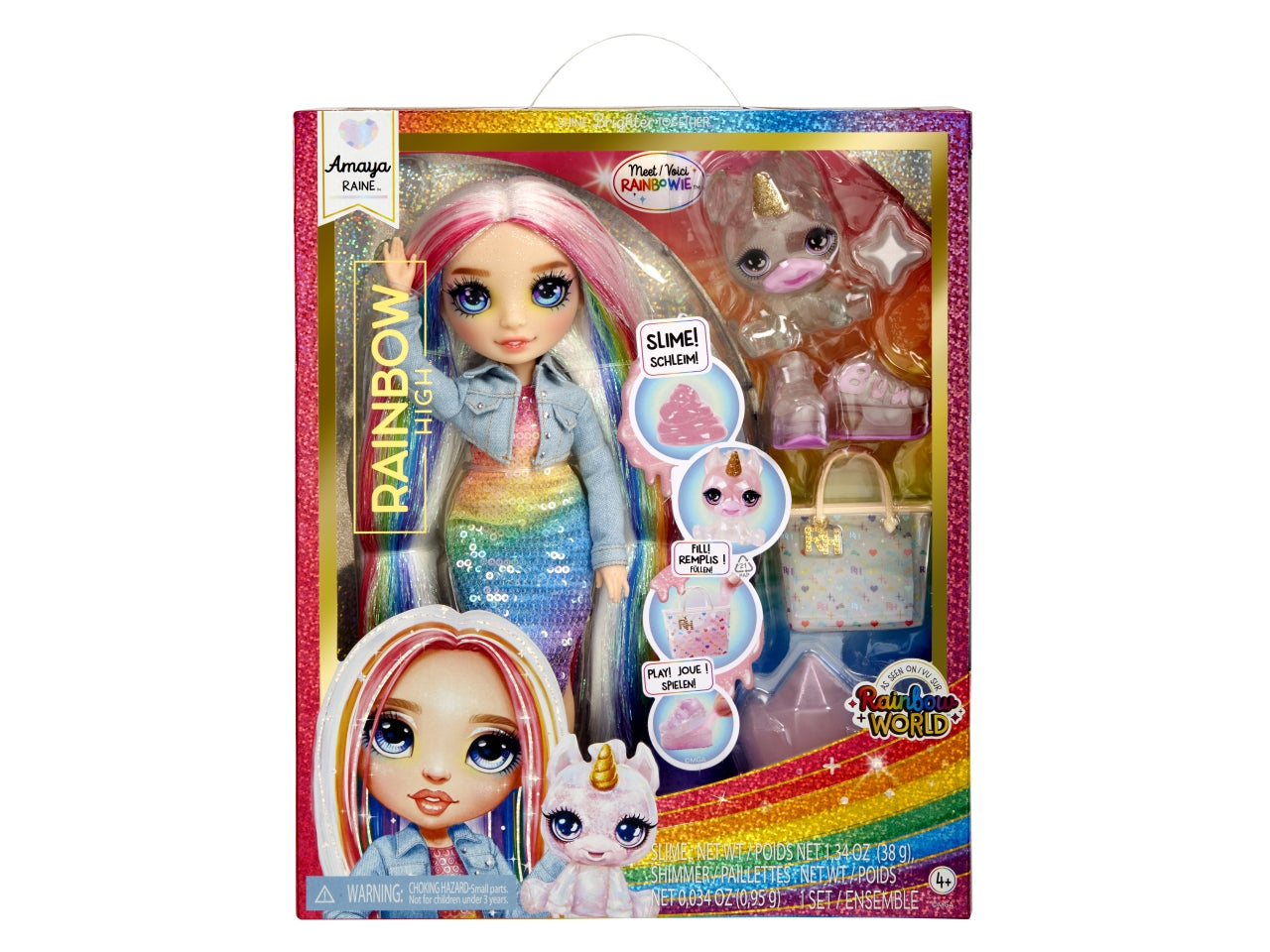 Classic rainbow fashion doll- amaya arcobaleno