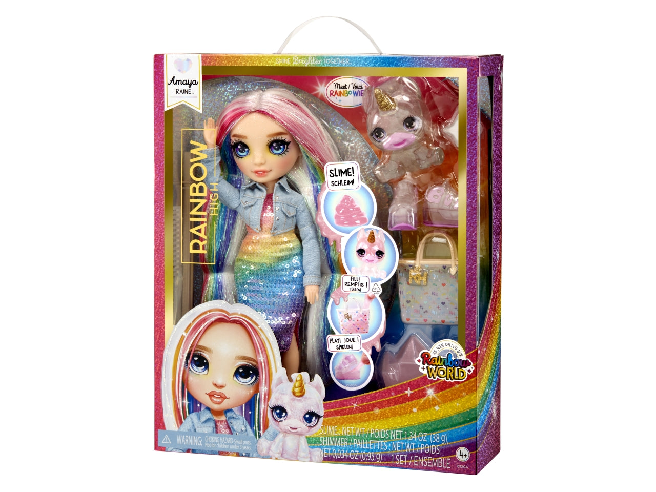 Classic rainbow fashion doll- amaya arcobaleno