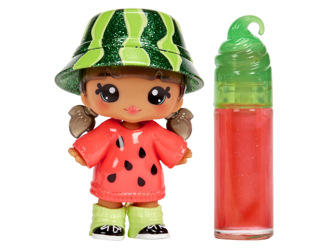 Yummiland Lipgloss Doll Character: Bambola Multicolor con Lucidalabbra Personalizzabile, Gioco Unisex per Bambini 4+ | MGA Entertainment