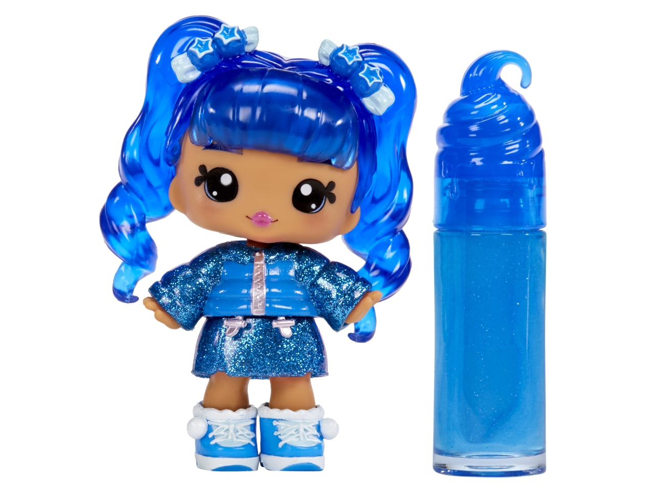 Yummiland Lipgloss Doll Character: Bambola Multicolor con Lucidalabbra Personalizzabile, Gioco Unisex per Bambini 4+ | MGA Entertainment