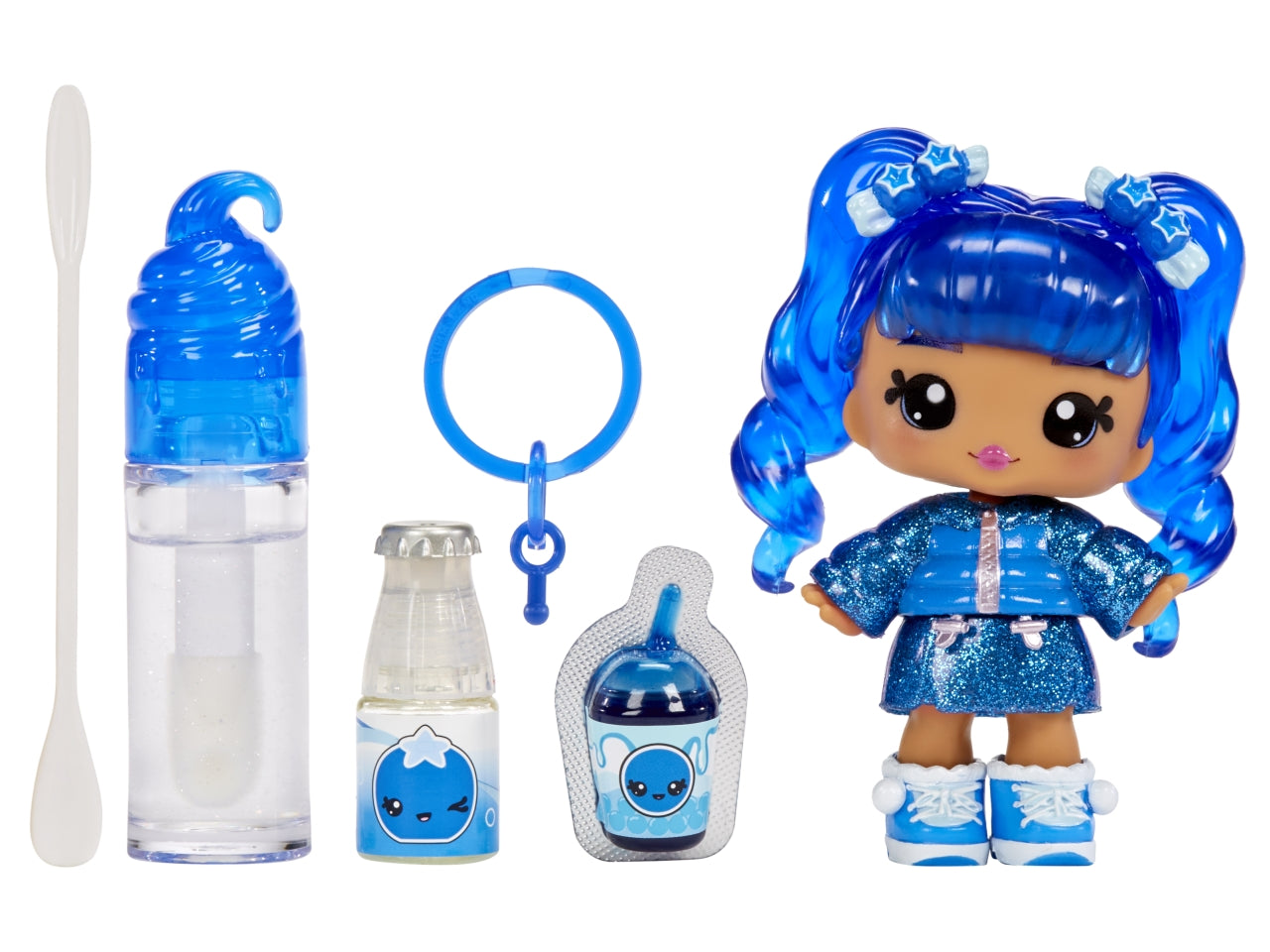 Yummiland Lipgloss Doll Character: Bambola Multicolor con Lucidalabbra Personalizzabile, Gioco Unisex per Bambini 4+ | MGA Entertainment