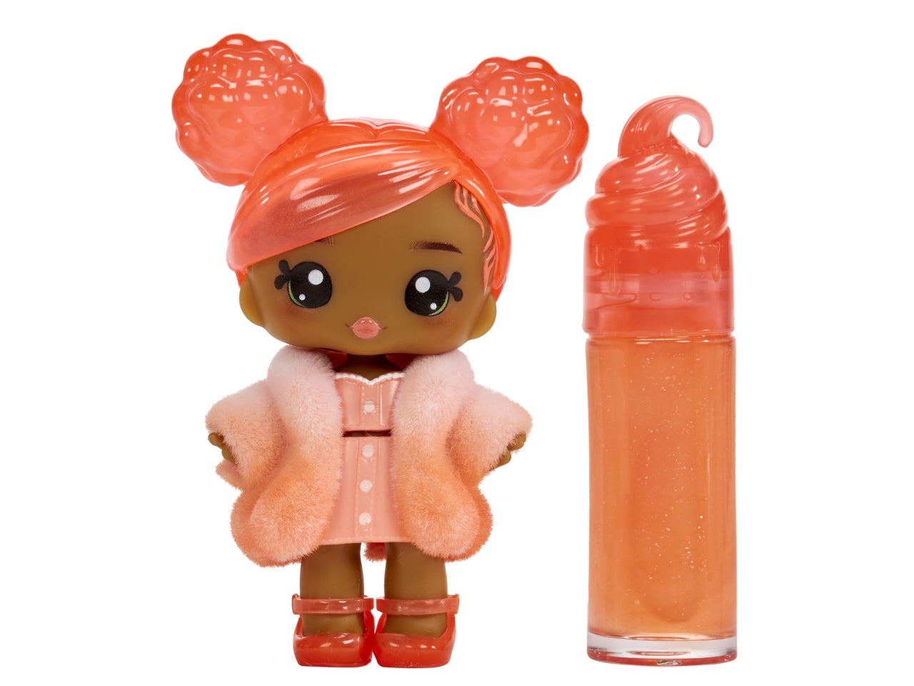 Yummiland Lipgloss Doll Character: Bambola Multicolor con Lucidalabbra Personalizzabile, Gioco Unisex per Bambini 4+ | MGA Entertainment