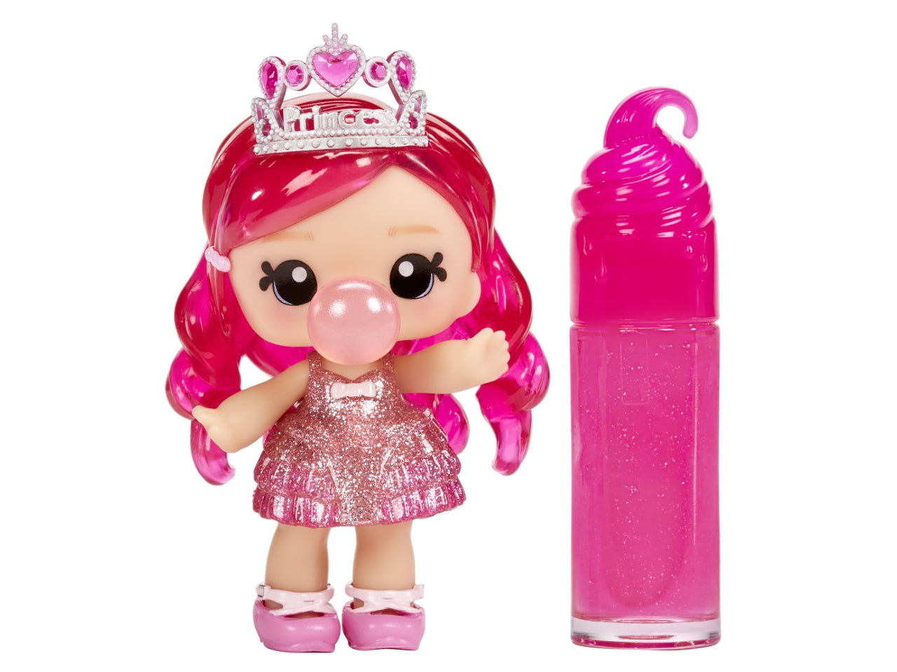 Yummiland Lipgloss Doll Character: Bambola Multicolor con Lucidalabbra Personalizzabile, Gioco Unisex per Bambini 4+ | MGA Entertainment