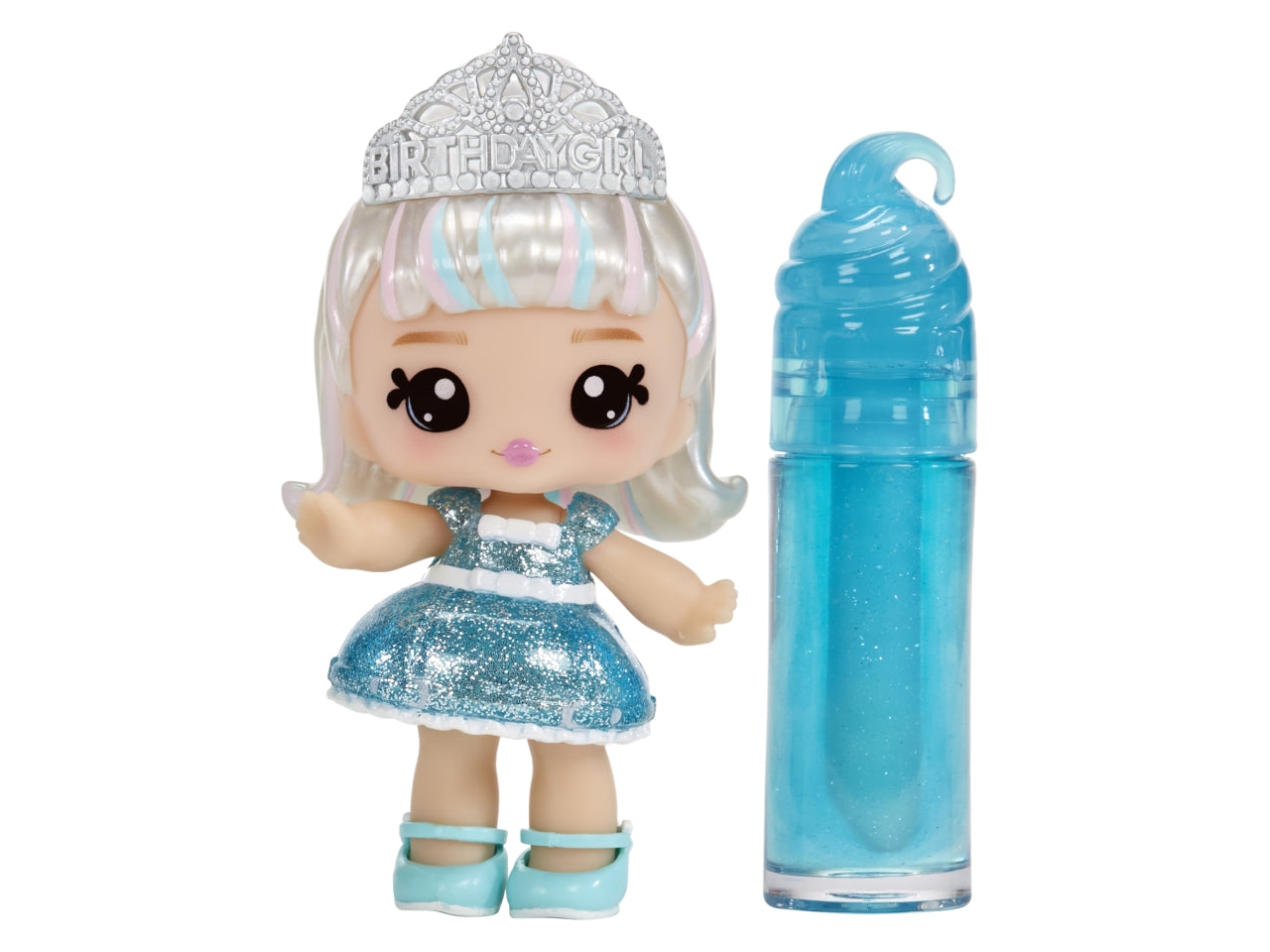 Yummiland Lipgloss Doll Character: Bambola Multicolor con Lucidalabbra Personalizzabile, Gioco Unisex per Bambini 4+ | MGA Entertainment