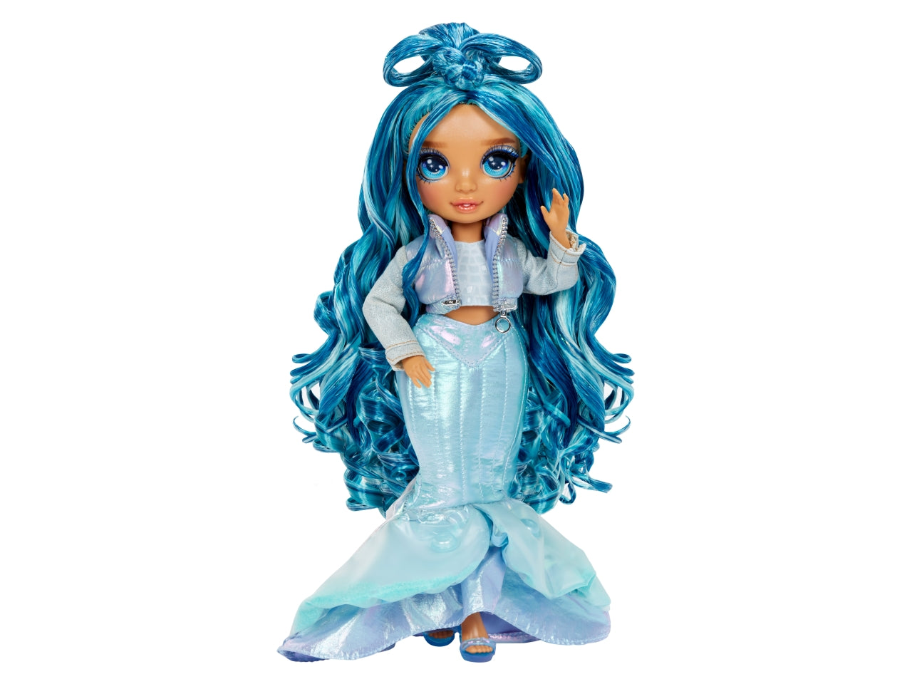 Rainbow High Winter Wonderland Doll Skyler: Bambola Fashion Gialla di 28 cm con Abiti Invernali, Accessori e Kit Pupazzo di Neve, Gioco Unisex per Bambini 4+ | MGA Entertainment