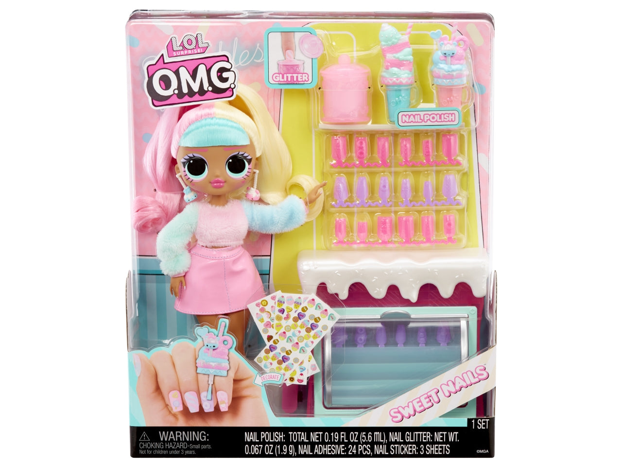 L.o.l. surprise omg sweet nails - candylicious sprinkles shop