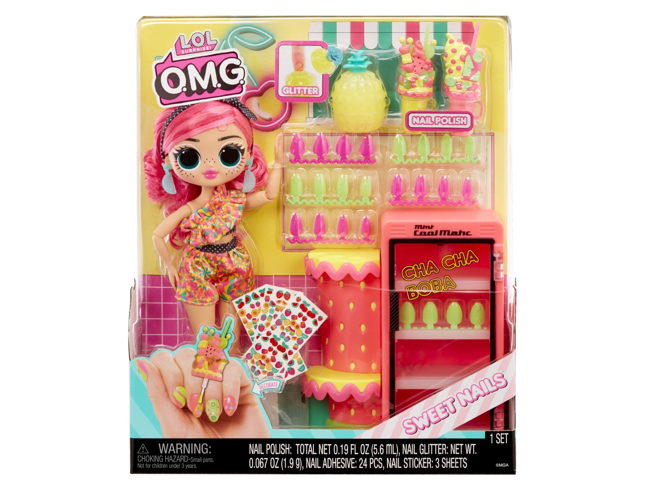 L.o.l. surprise omg sweet nails - pinky pops fruit shop