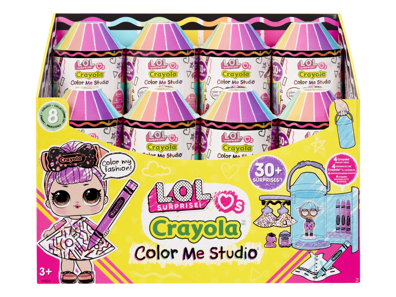 L.o.l. surprise loves crayola color me studio assortiti